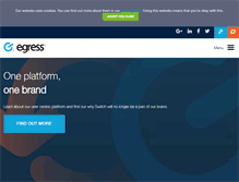 Tablet Screenshot of egress.com